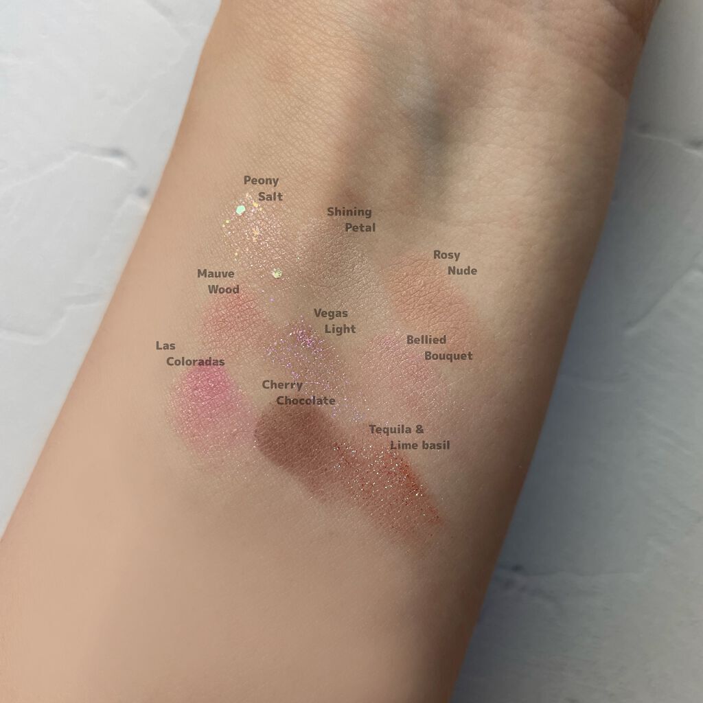 グリッターペディアアイパレット/unleashia/アイシャドウパレットを使ったクチコミ(2枚目)