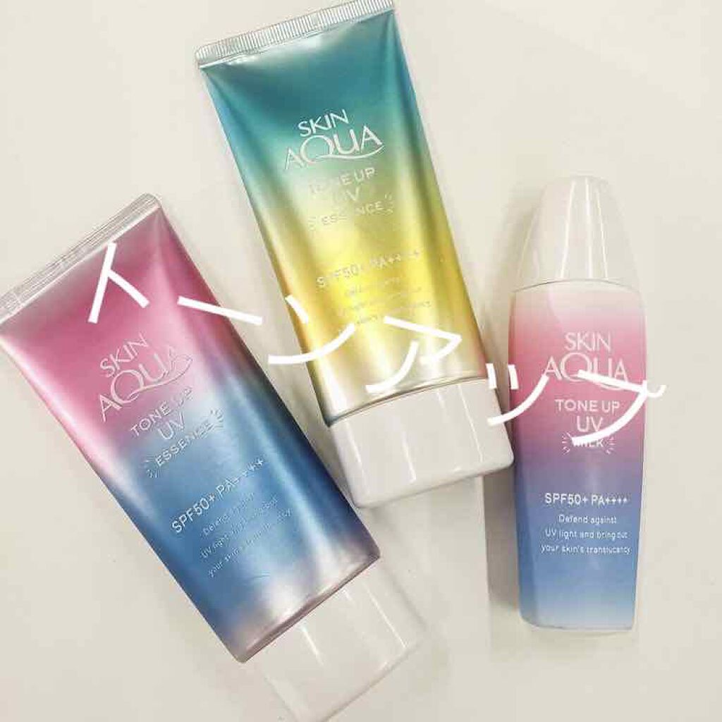 スキンアクア トーンアップUVエッセンス/スキンアクア/日焼け止めクリームを使ったクチコミ（1枚目）
