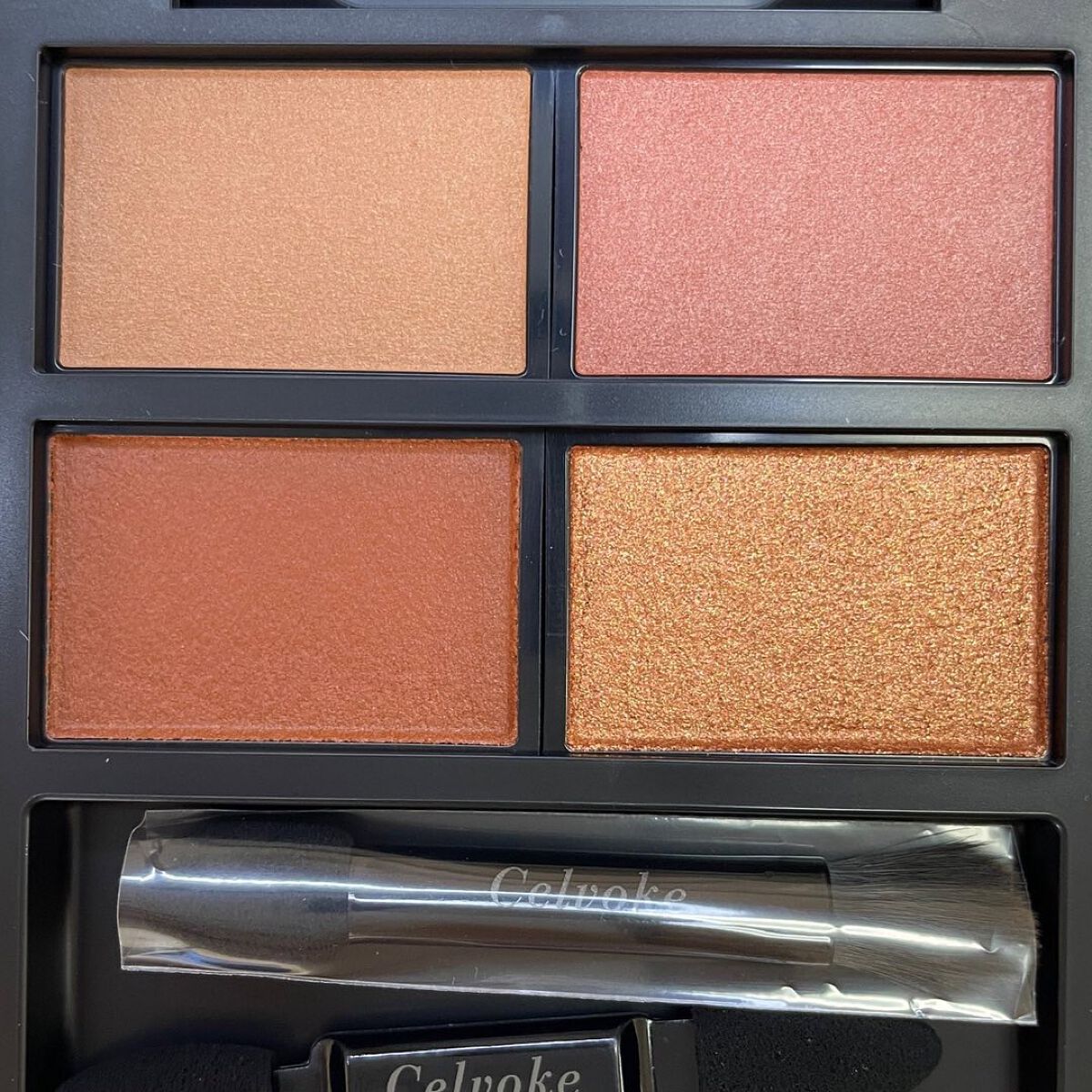 セルヴォーク ヴァティック アイパレット 03 ネオテラコッタ/Celvoke/アイシャドウパレットを使ったクチコミ（2枚目）