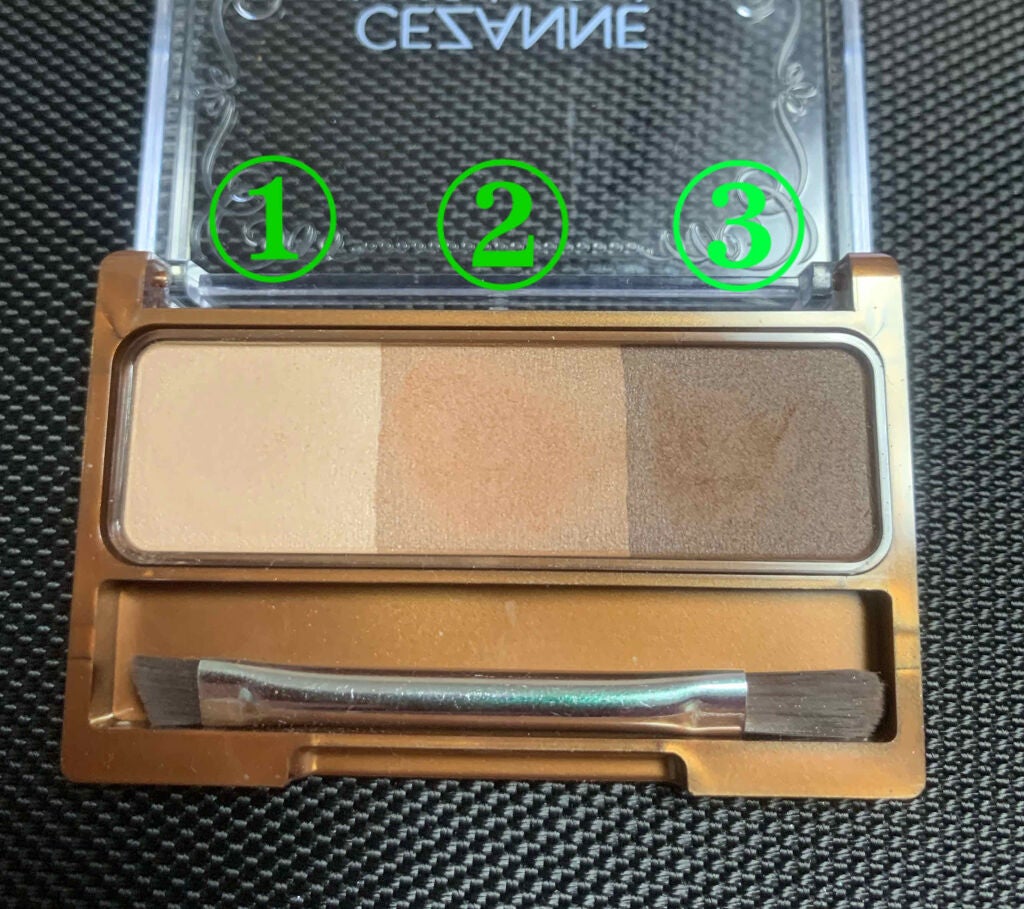 カラーチェンジアイブロウ/キャンメイク/眉マスカラを使ったクチコミ(3枚目)