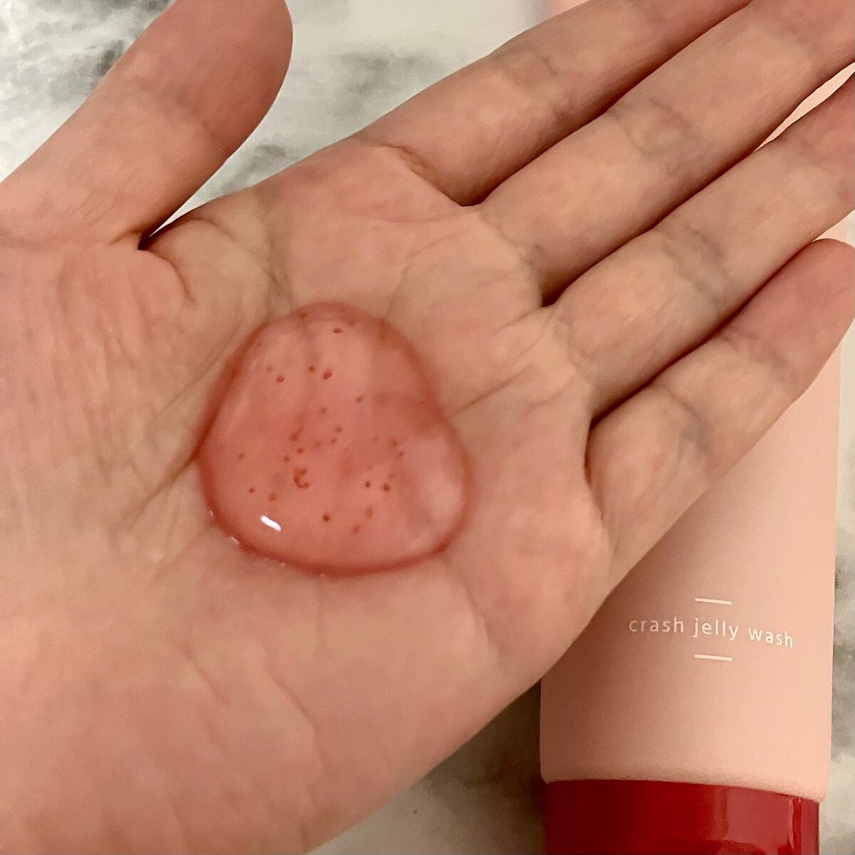 クラッシュジェリーウォッシュ/CHOOSY/その他洗顔料を使ったクチコミ（3枚目）