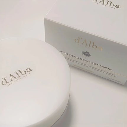 ホワイトトリュフダブルセラムアンドクリーム/ダルバ/フェイスクリームを使ったクチコミ(5枚目)