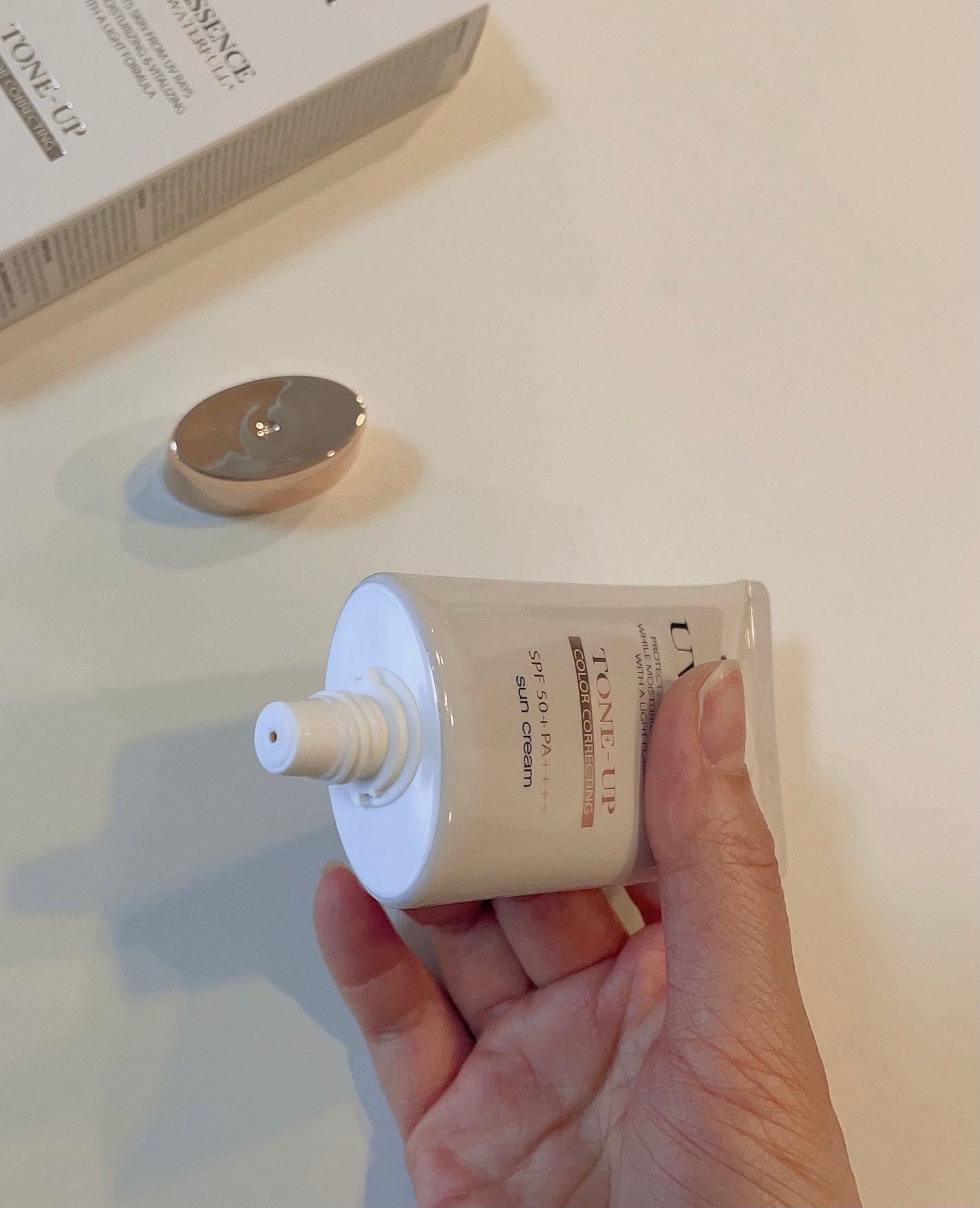 ウォータフルトーンアップサンクリーム/ダルバ/日焼け止めクリームを使ったクチコミ(2枚目)