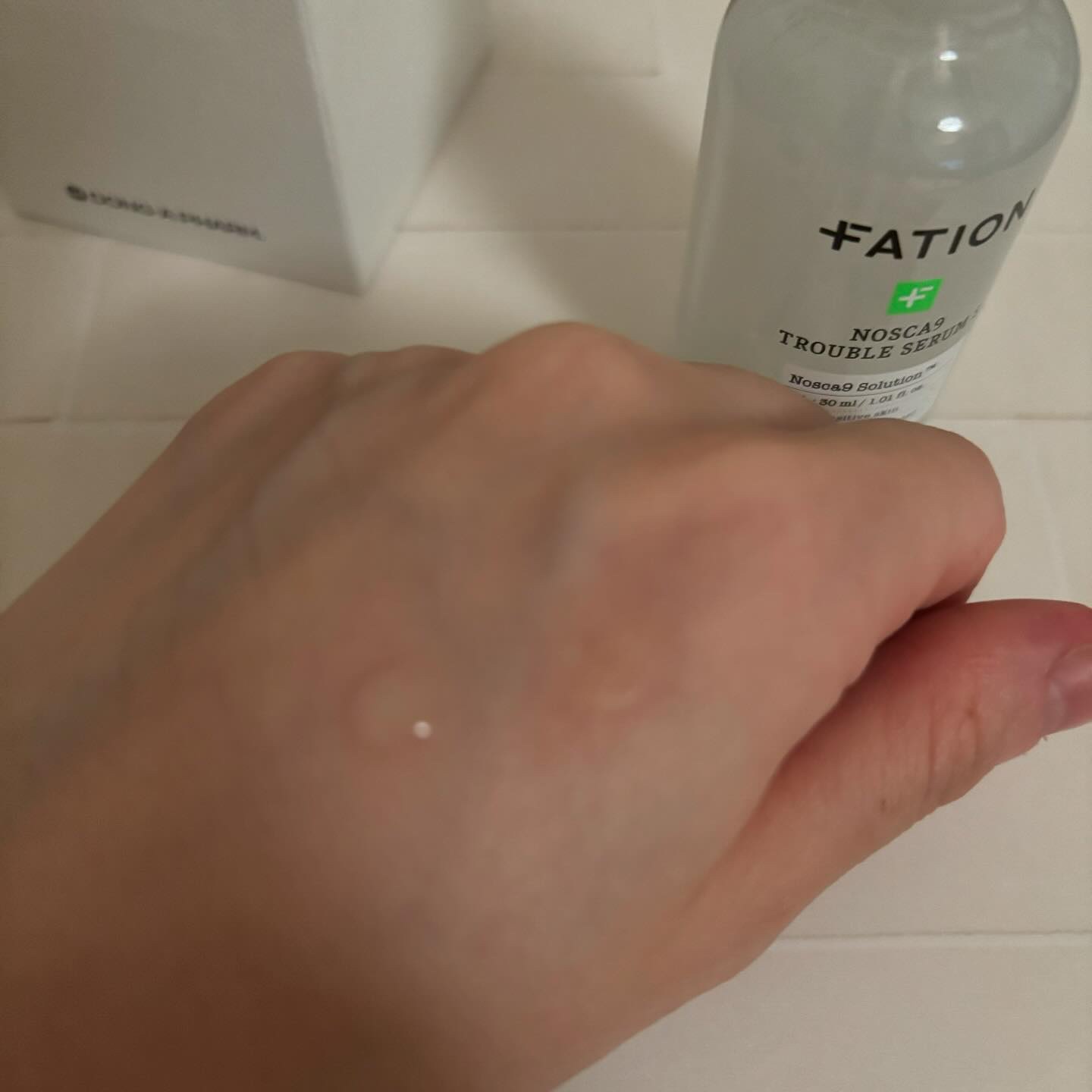 ノスカナインTクリームS/FATION/フェイスクリームを使ったクチコミ（3枚目）