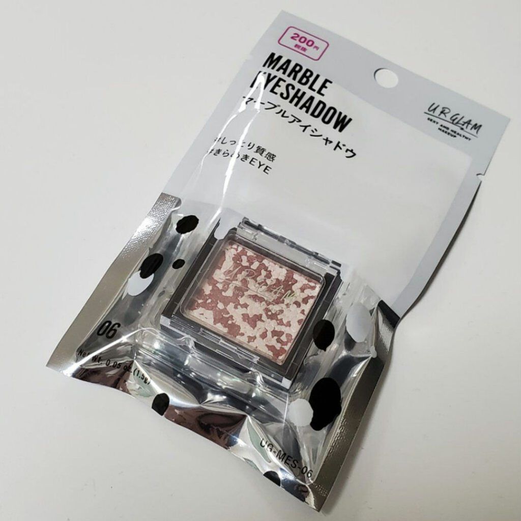 UR GLAM　MARBLE EYESHADOW/U R GLAM/単色アイシャドウを使ったクチコミ（1枚目）