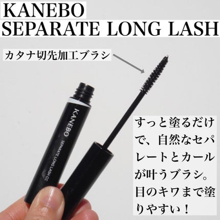 セパレートロングラッシュCC/KANEBO/マスカラを使ったクチコミ(1枚目)