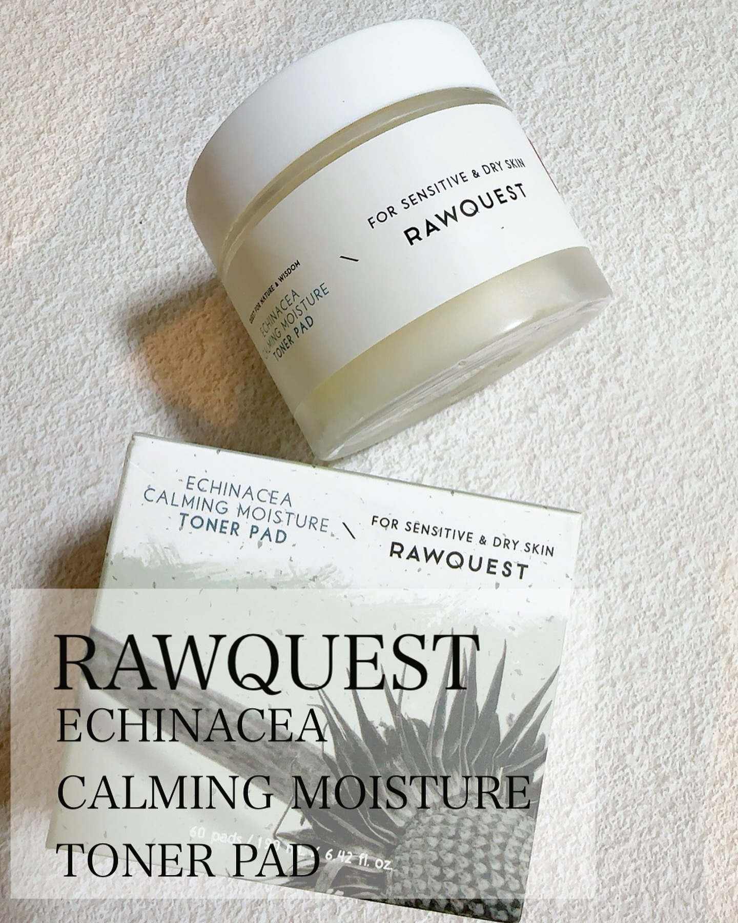 エキネシア カーミングモイスチャートナーパッド/RAWQUEST/トナーパッドを使ったクチコミ（2枚目）