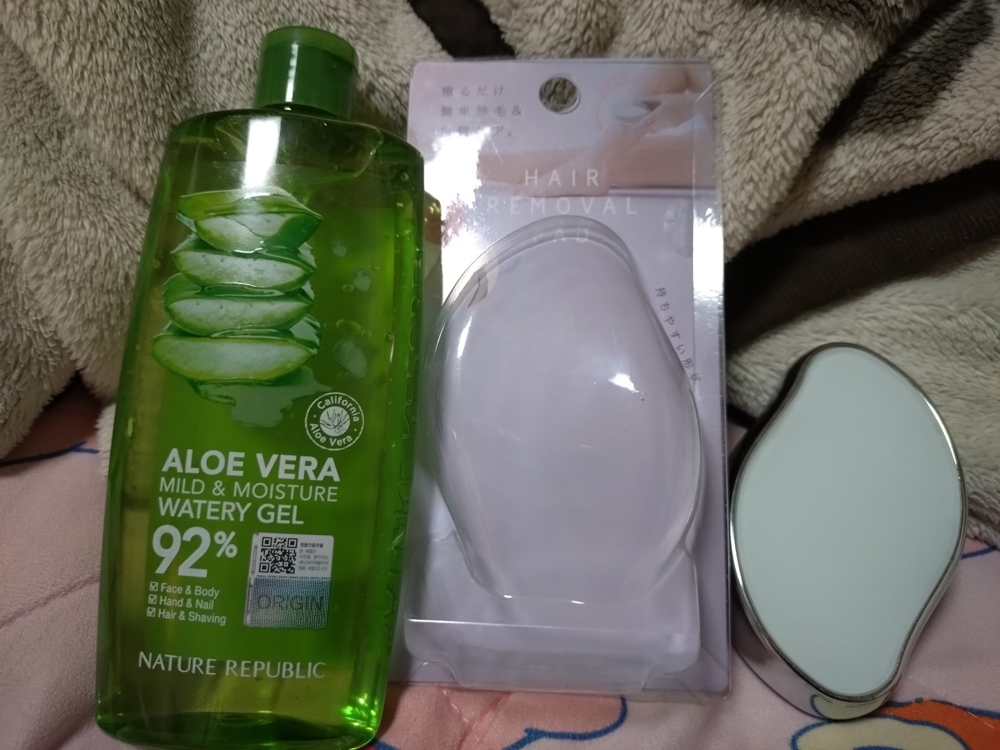 マイルド＆モイスチャーアロエジェル/ネイチャーリパブリック/ボディローションを使ったクチコミ（1枚目）