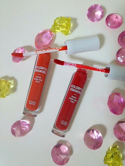 ディアダーリン ウォータージェルティント/ETUDE/リップティントを使ったクチコミ(2枚目)