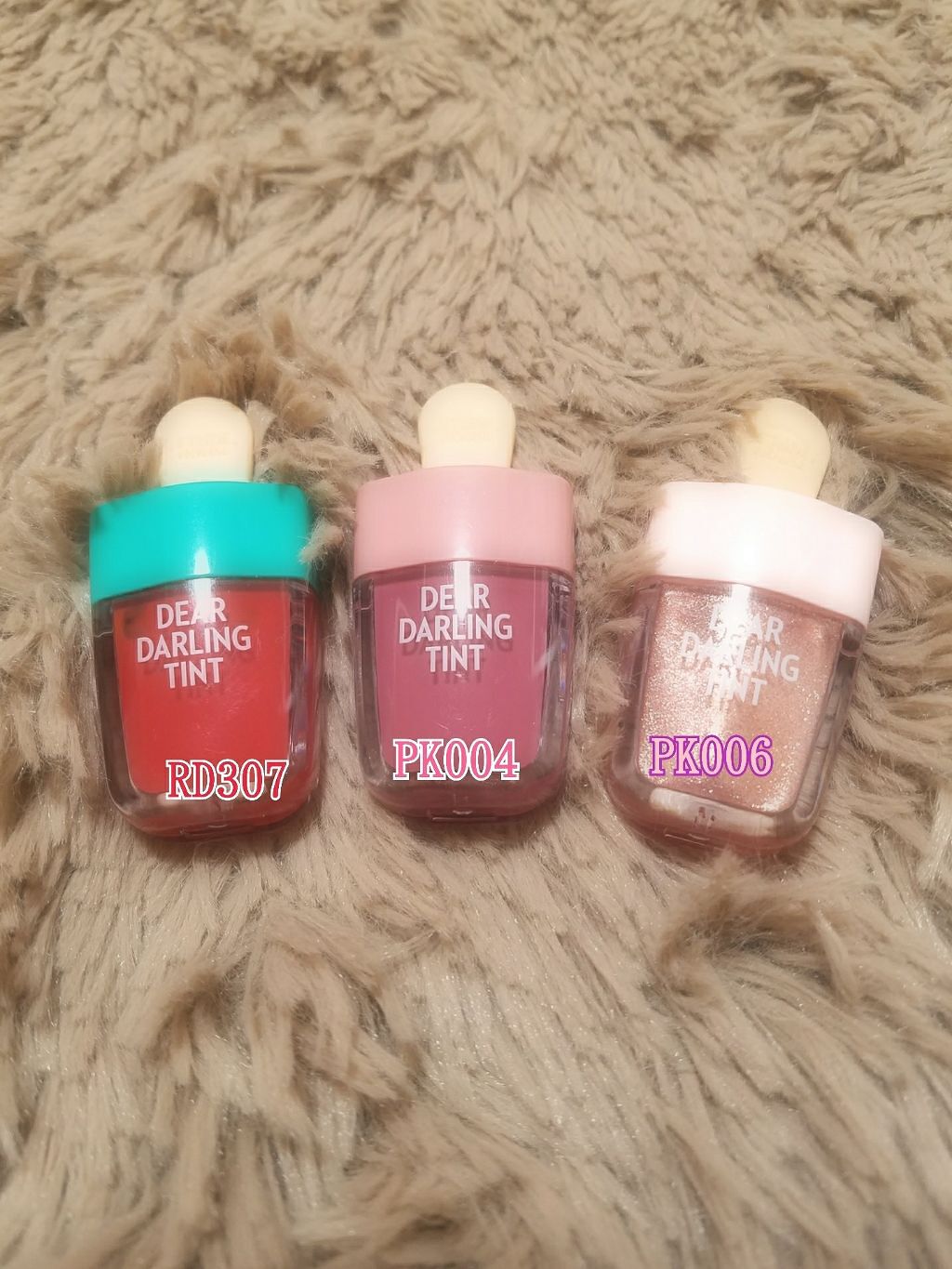 ディアダーリン ウォータージェルティント (アイスティント)/ETUDE/口紅を使ったクチコミ(1枚目)