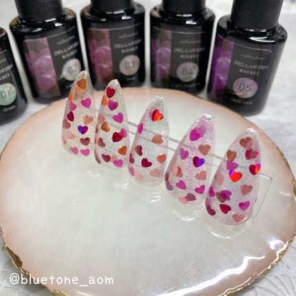 ジェリーフィッシュマグネットジェル/ネイル工房/ジェルネイルを使ったクチコミ(6枚目)