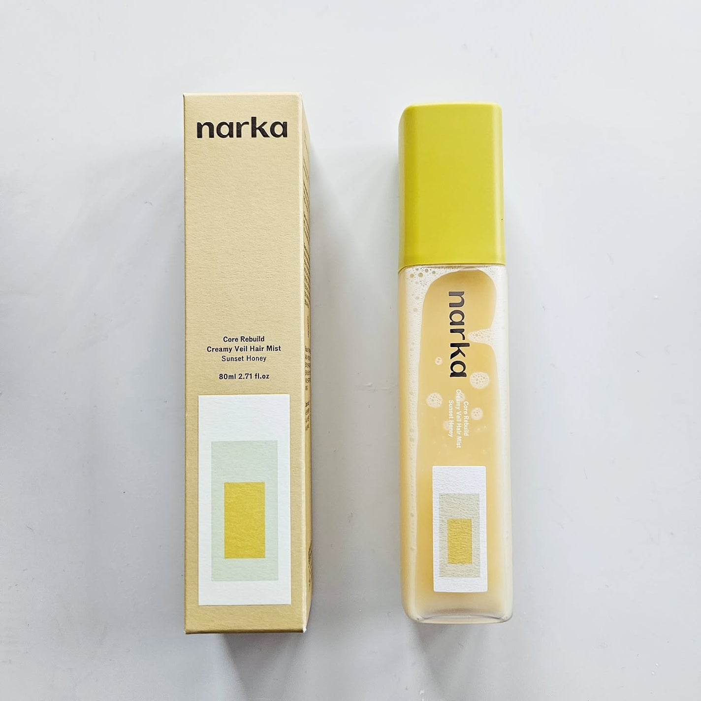 クリーミーベールヘアミスト サンセットハニー/narka/ヘアミストを使ったクチコミ(5枚目)