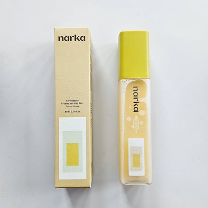 クリーミーベールヘアミスト サンセットハニー/narka/ヘアミストを使ったクチコミ(5枚目)