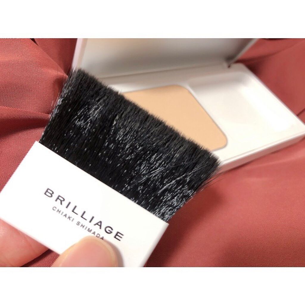 パウダリーファンデーション ソフトシャイニー/ブリリアージュ/パウダーファンデーションを使ったクチコミ(3枚目)