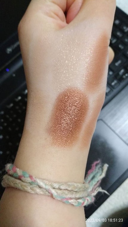 UR GLAM DUO EYESHADOW BRUSH B(デュオアイシャドウブラシB)/U R GLAM/メイクブラシを使ったクチコミ(4枚目)