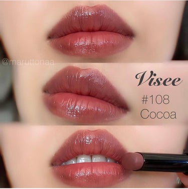 
\温もりのあるローズブラウンリップ💄💋/

@visee_kose 
#ヴィセアヴァンリップスティッククリーミィマット 108 cocoa
“温もりのあるブラウン”
¥1,760

こちらはマットタイプです

シナモンを買ったときに色味と可愛い名前に惹かれて買ってみました

ブラウンということですが、私にはくすんだローズブラウンに見えました

スウォッチ だとぽそぽそしてるしマットに見えますが、唇に塗ると意外にツヤがありました😅
塗り方の問題？

とはいえ、可愛い色味です
これからの寒い時期にぴったりのくすみ系ブラウンリップ💋

縦皺には普通に入り込むのでM・A・Cのプレッププライム仕込んでから塗ってます

気になってる方の参考になりますように





#ヴィセアヴァンリップスティッククリーミィマット108 #コスメ垢　#コスメ好き　#コスメマニア　#プチプラコスメ購入品 #プチプラコスメ大好き  #ココア　#ブラウンリップ #コスメ好きさんと繋がりたい #コスメすきな人と繋がりたい  #コスメ好きと繋がりたい  #コスメ好きさんとつながりたい
#Lulucos #ルルコス﻿
@lulucos_officialの画像 その0