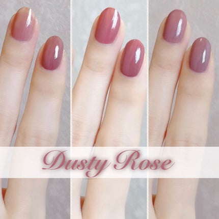 まっこ*セルフネイル on LIPS 「冬大人かわいい💖くすみピンク3選⬇︎🌻選の下に個人的感想書いて..」(4枚目)