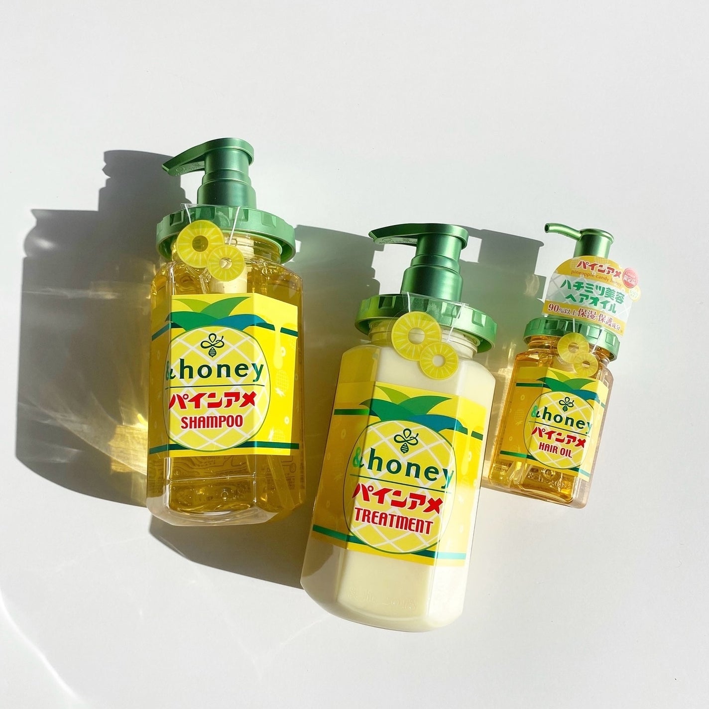 アンドハニー ディープモイスト パインアメ 限定ペアセット/&honey/市販シャンプーを使ったクチコミ(2枚目)