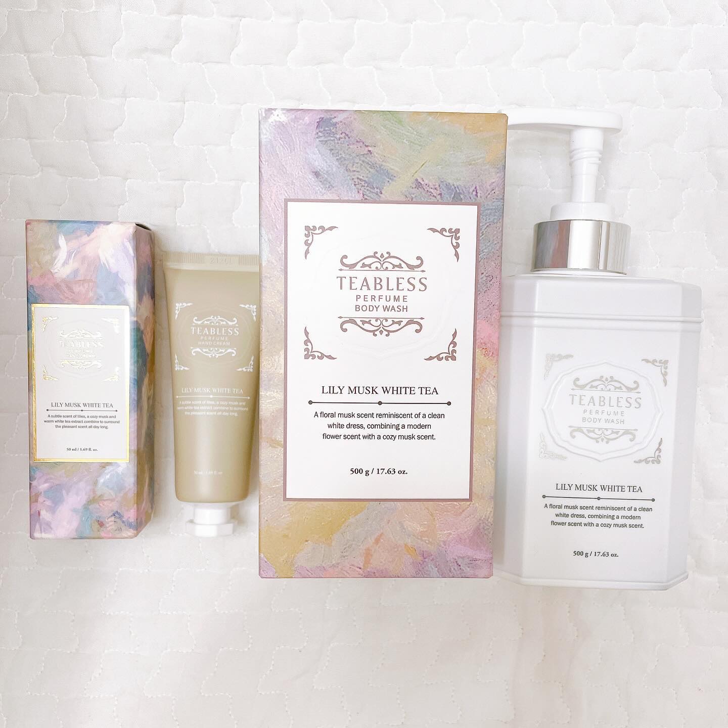 パフュームボディウォッシュ リリームスクホワイトティー/TEABLESS/ボディソープを使ったクチコミ（1枚目）