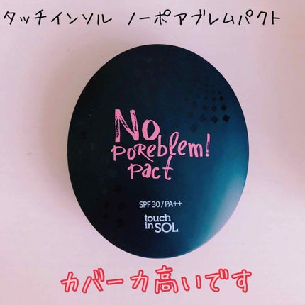 ノーポアブレム パクト/touch in SOL /プレストパウダーを使ったクチコミ(1枚目)