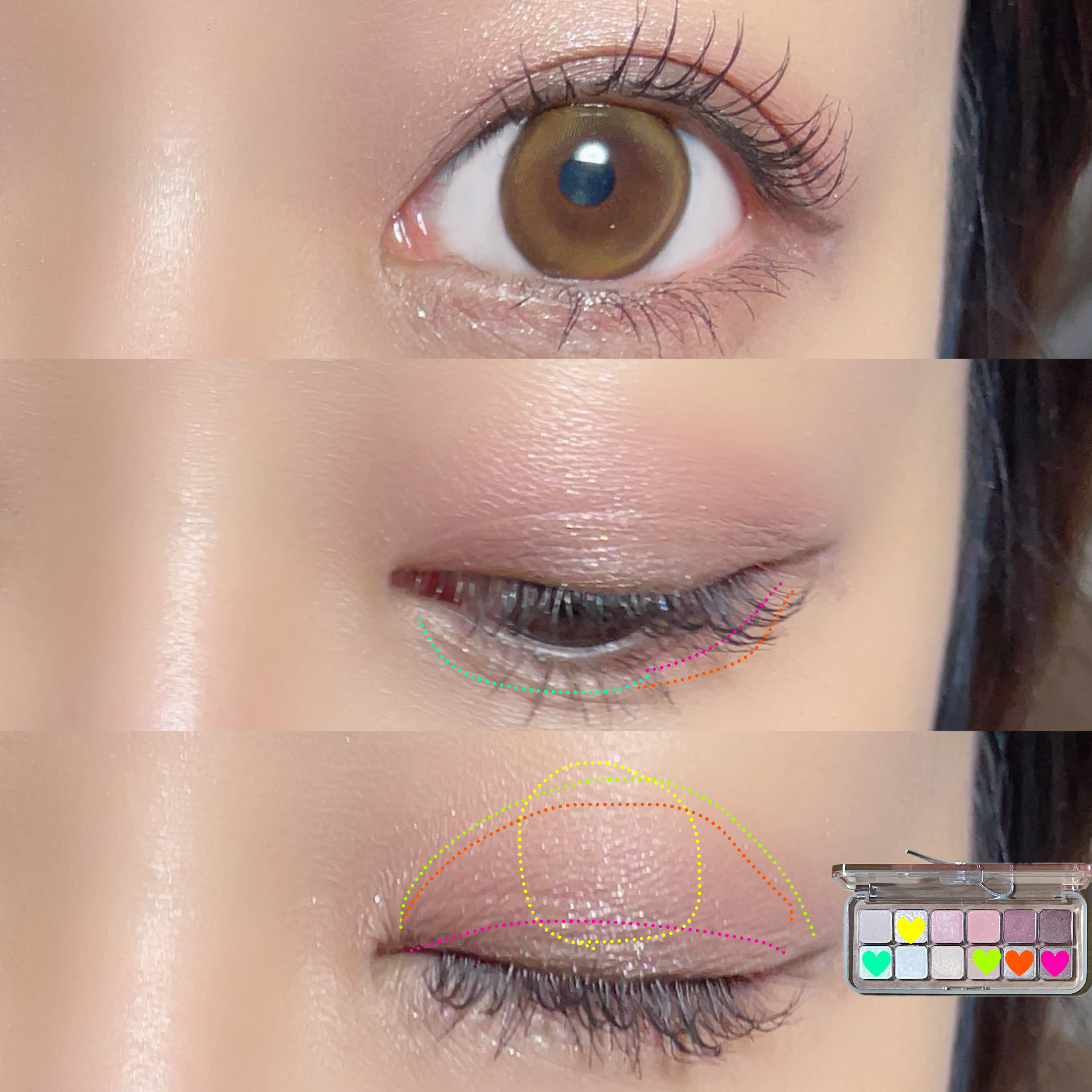 プロ アイ パレット エアー/CLIO/アイシャドウパレットを使ったクチコミ（3枚目）