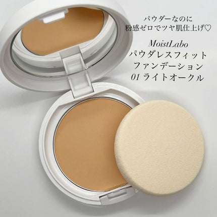 パウダレスフィットファンデーション/Moist Labo/パウダーファンデーションを使ったクチコミ(1枚目)