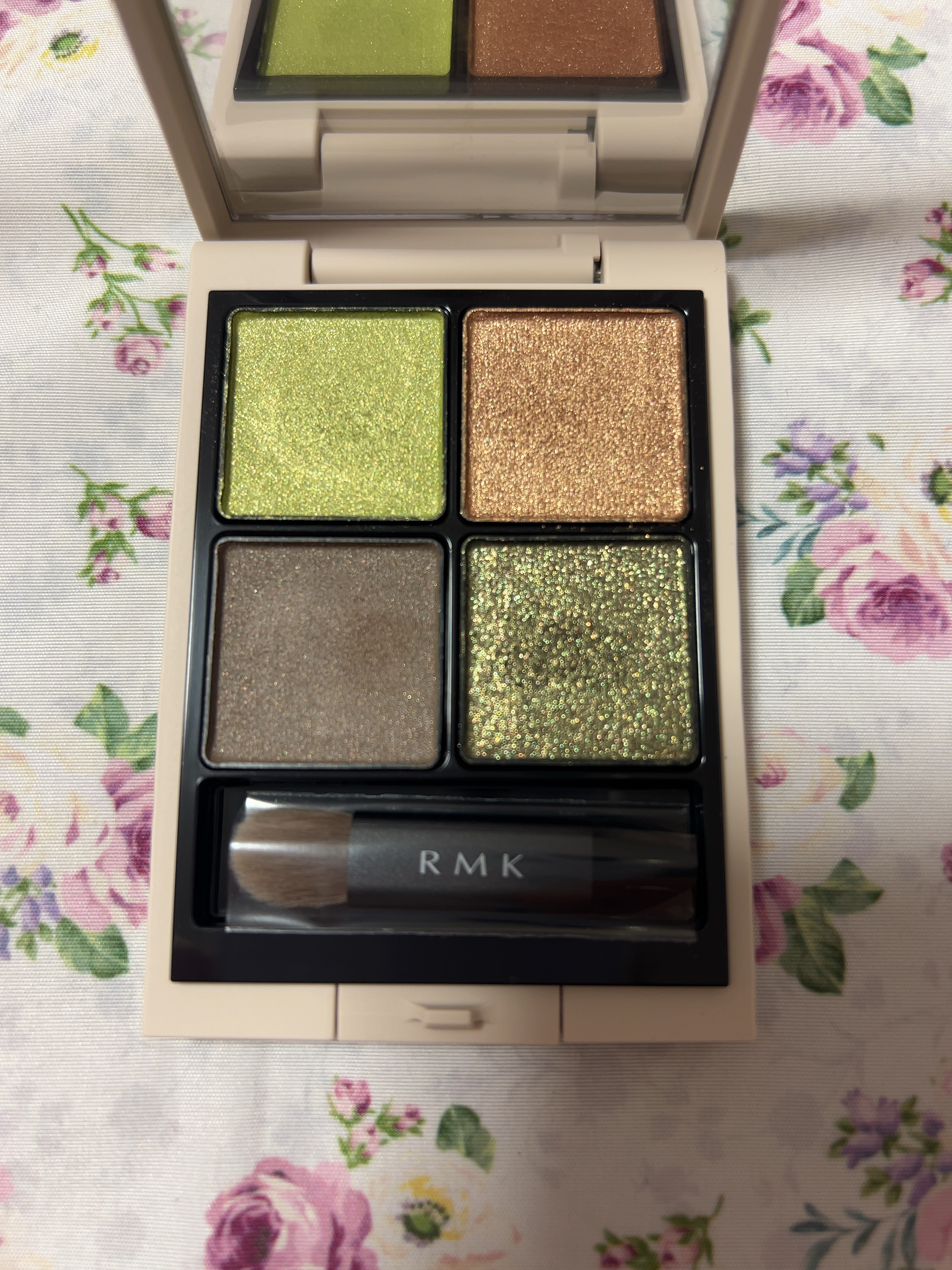 RMK シンクロマティック アイシャドウパレット EX-02 エニグマティック（数量限定）/RMK/アイシャドウパレットを使ったクチコミ（1枚目）