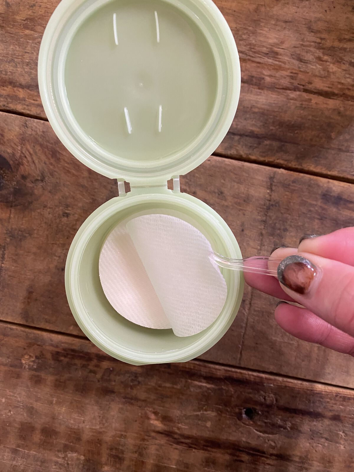 ドクダミカーミングタッチスポットパッド/Abib /トナーパッドを使ったクチコミ（3枚目）