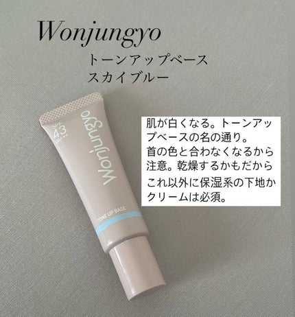 ウォンジョンヨ トーンアップベース NA/Wonjungyo/化粧下地を使ったクチコミ(1枚目)