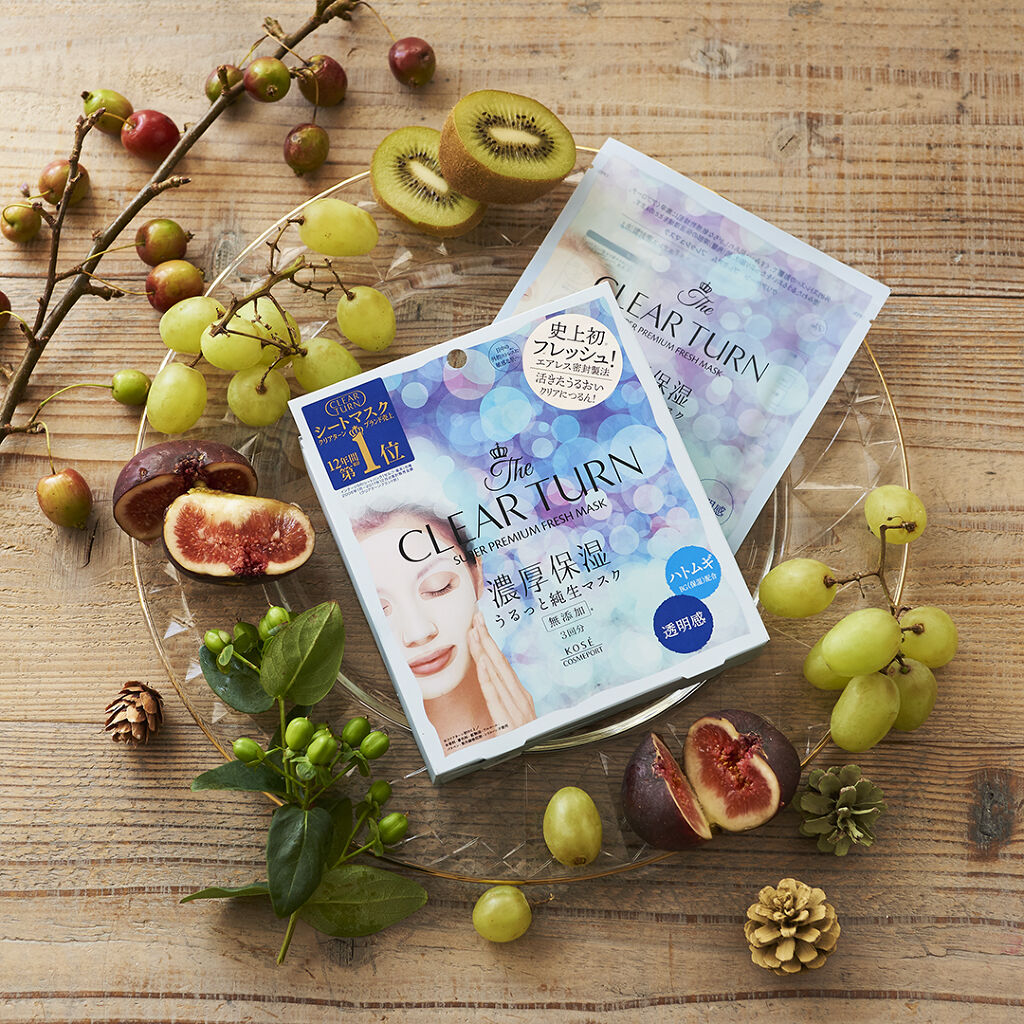 プレミアム フレッシュマスク(超しっとり)/クリアターン/シートマスク・パックを使ったクチコミ（1枚目）