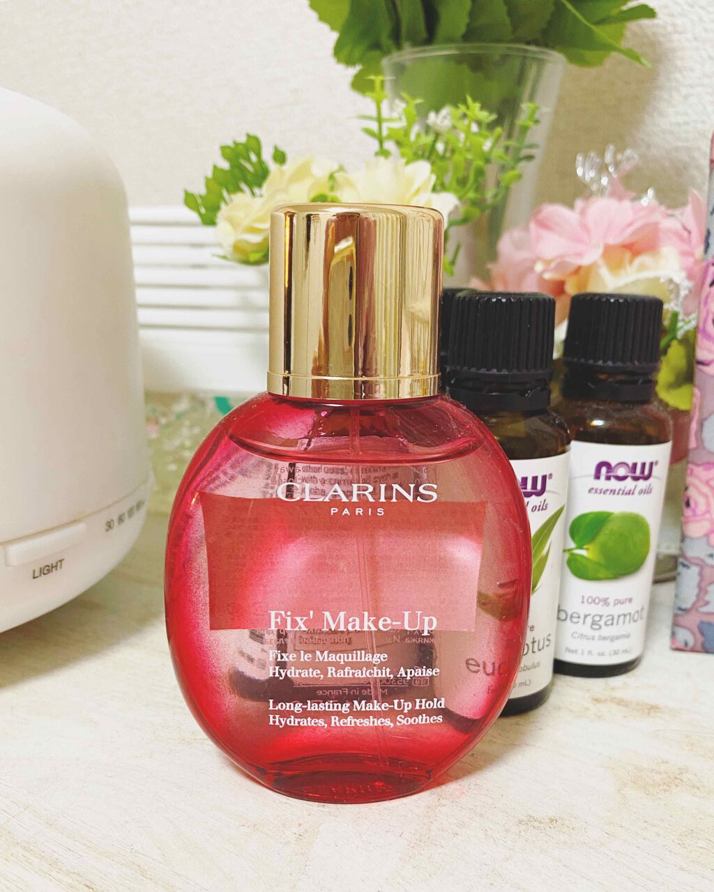 フィックス メイクアップ/CLARINS/ミスト状化粧水を使ったクチコミ（1枚目）