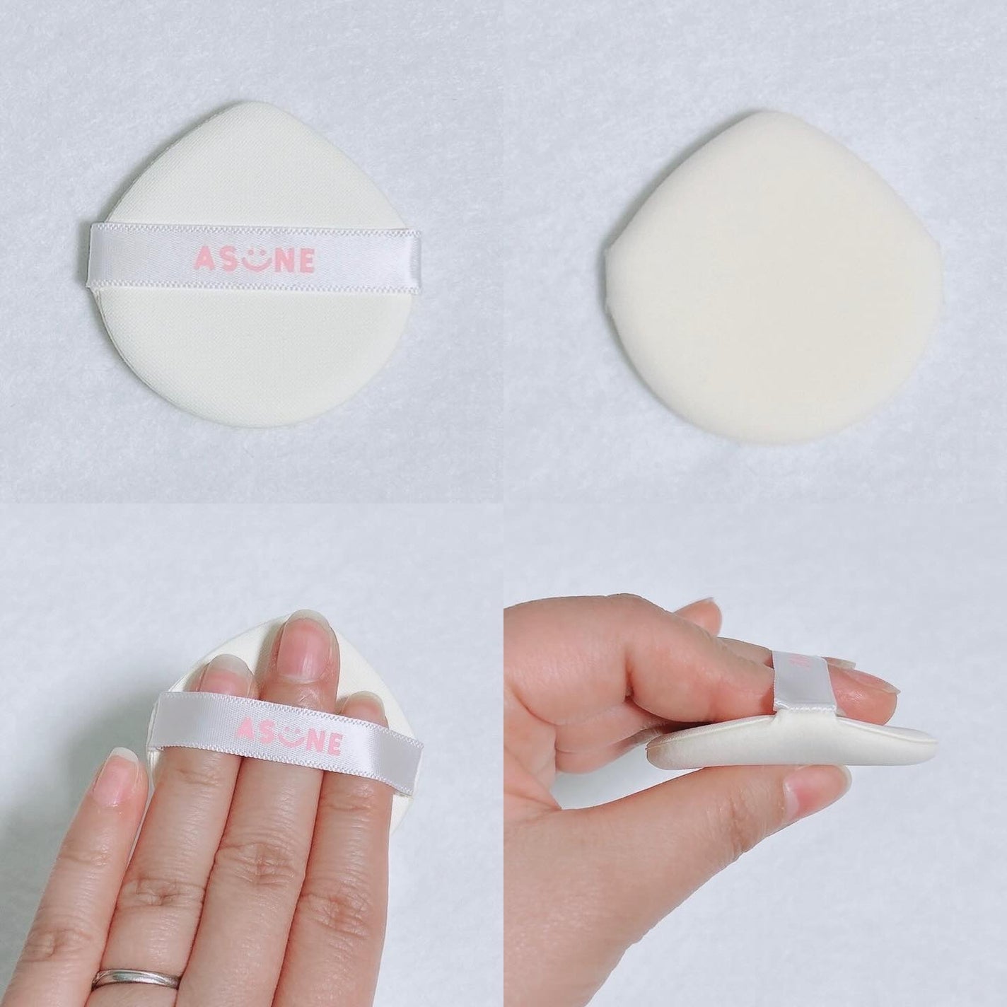 デューイーメッシュファンデーション/ASUNE /クッションファンデーションを使ったクチコミ(4枚目)