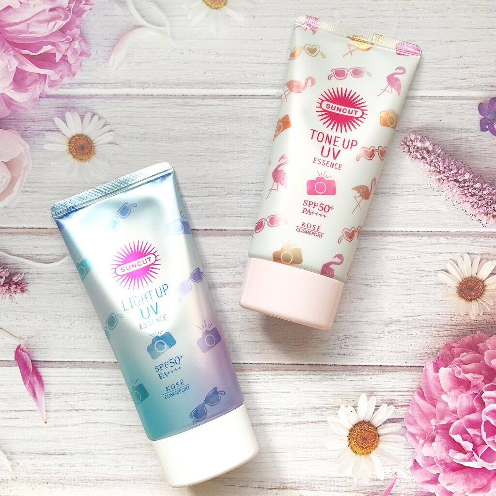 トーンアップUV エッセンス/サンカット®/日焼け止めローションを使ったクチコミ(8枚目)
