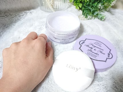 フレグランス ボディ&フェイスパウダー ラベンダー/Leivy/ルースパウダーを使ったクチコミ(3枚目)
