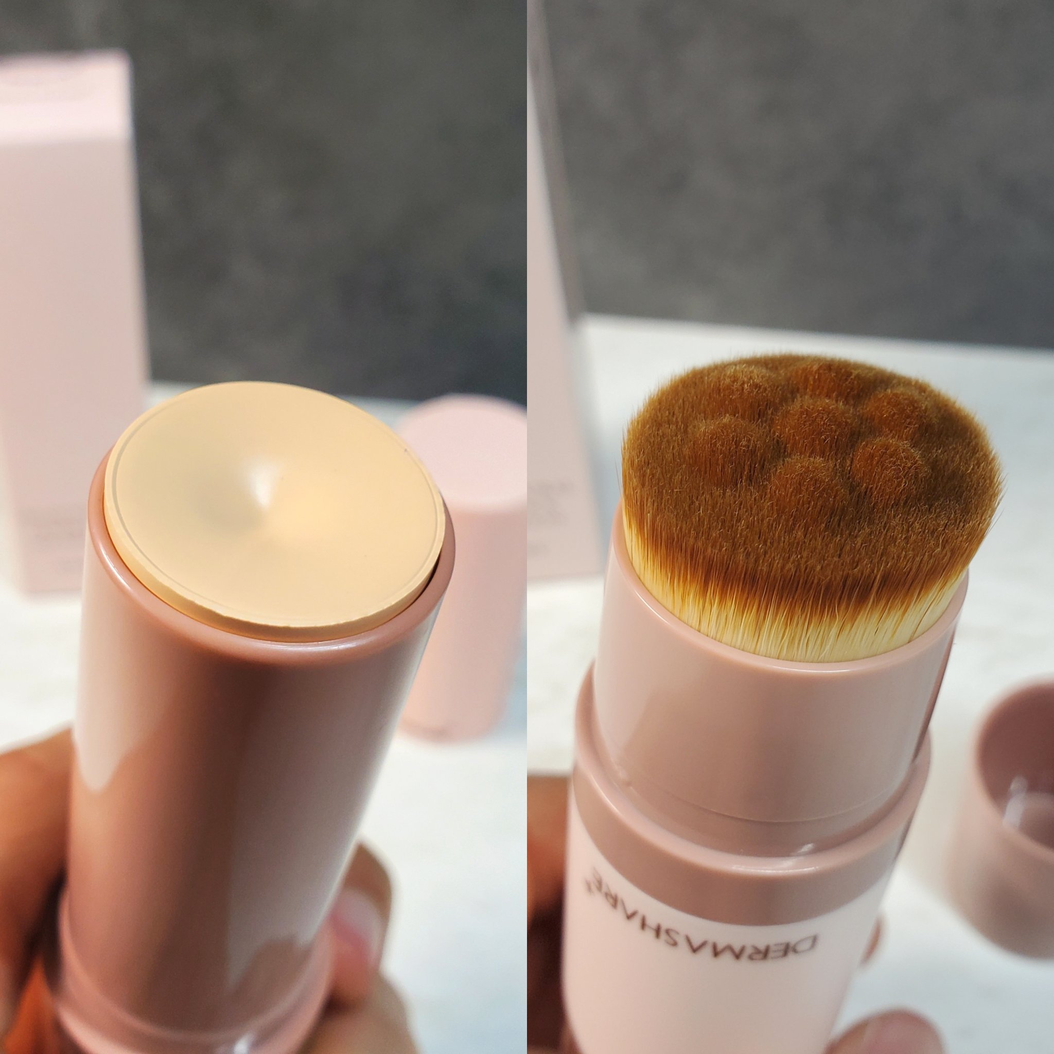 ヴィーガンナチュラルカバースティックファンデーション/DERMASHARE/その他ファンデーションを使ったクチコミ（2枚目）