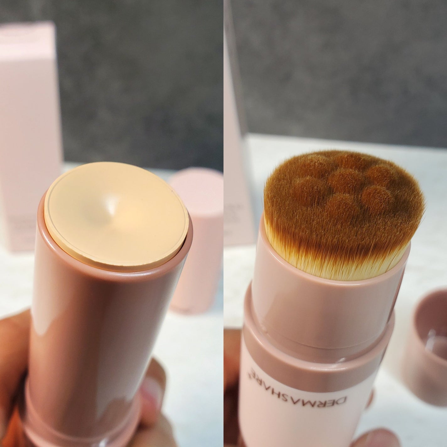 ヴィーガンナチュラルカバースティックファンデーション/DERMASHARE/その他ファンデーションを使ったクチコミ(2枚目)