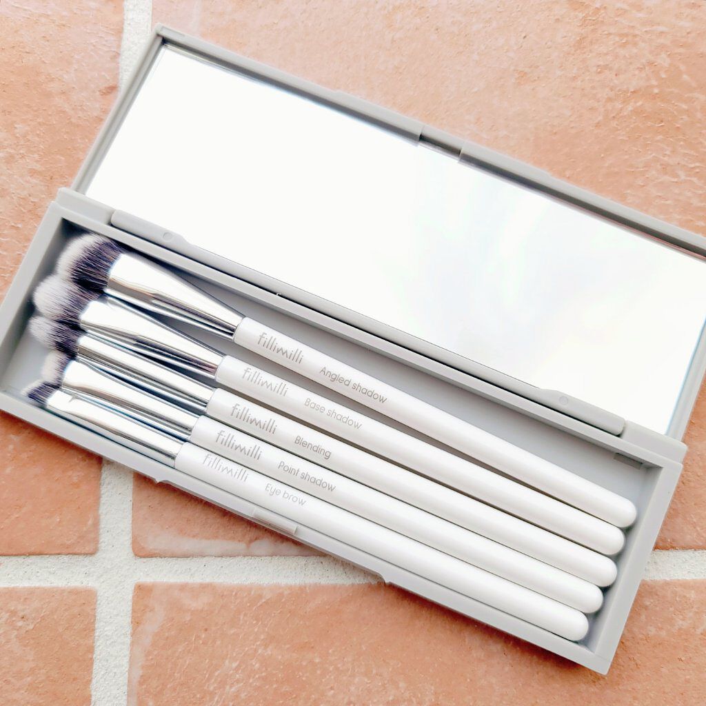 fillimilli アイメイクブラシセット/fillimilli/メイクブラシを使ったクチコミ（2枚目）