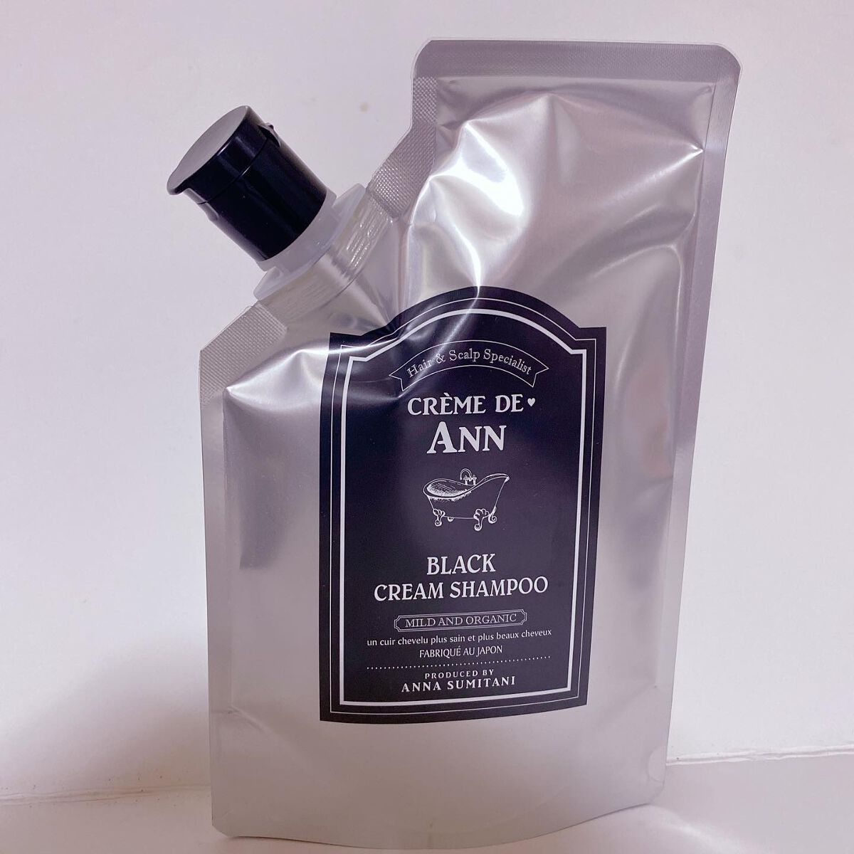ブラッククリームシャンプー/creme de Ann/市販シャンプーを使ったクチコミ（1枚目）