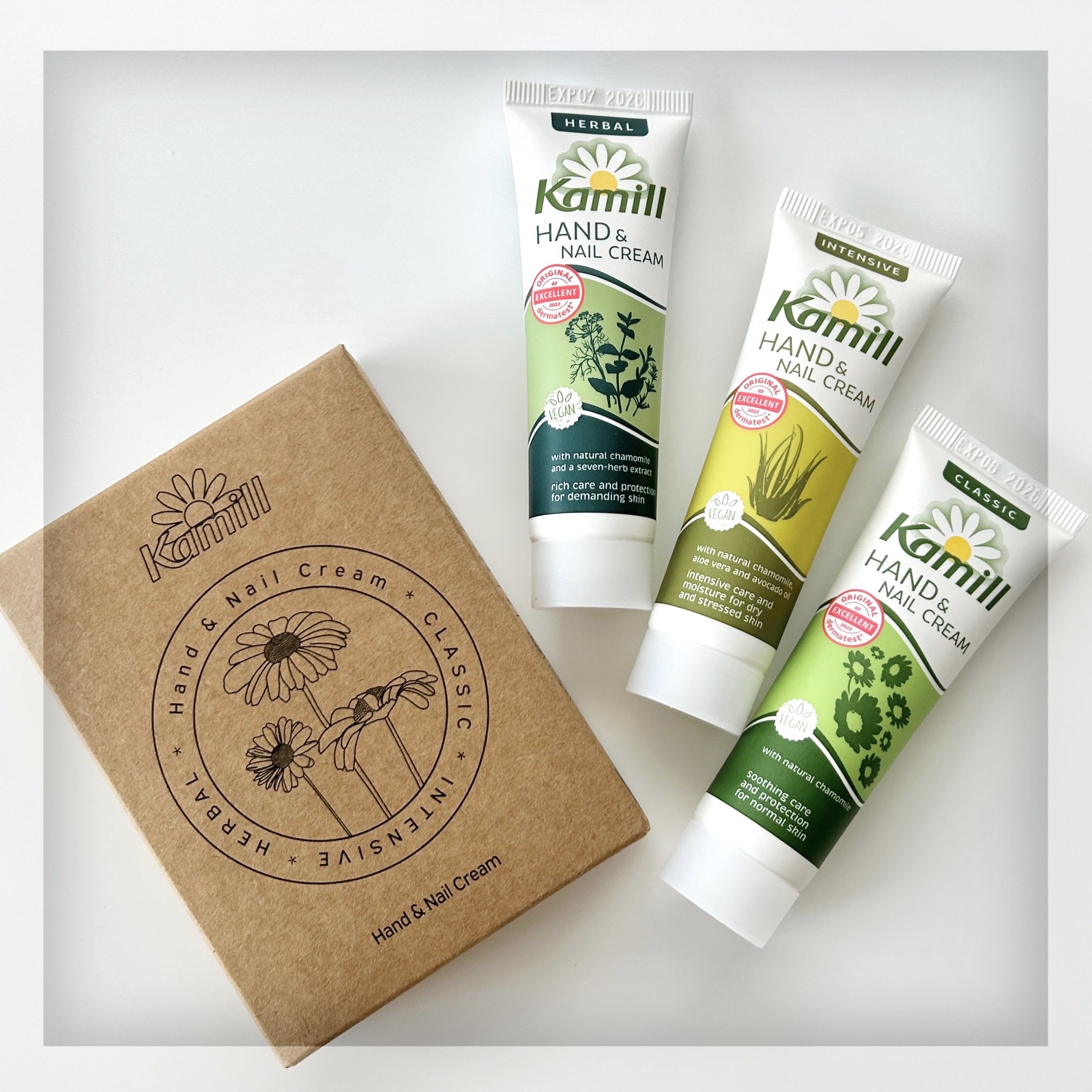 ハンド＆ネイルクリームミニ 企画セット30ml*3/カミール/その他キットセットを使ったクチコミ（1枚目）