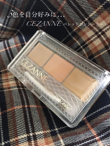 パレットコンシーラー/CEZANNE/パレットコンシーラーを使ったクチコミ(1枚目)