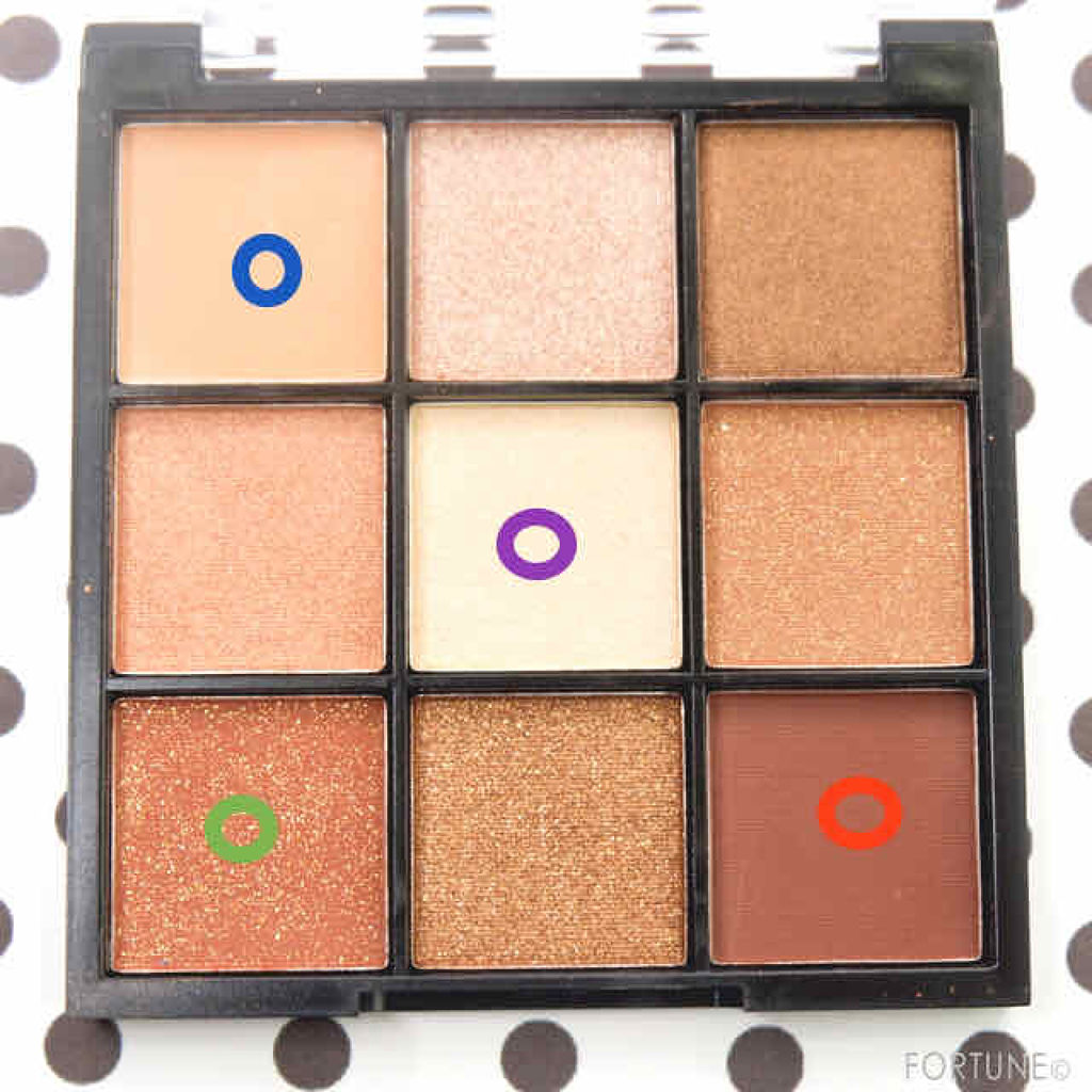 UR GLAM　BLOOMING EYE COLOR PALETTE/U R GLAM/アイシャドウパレットを使ったクチコミ（2枚目）
