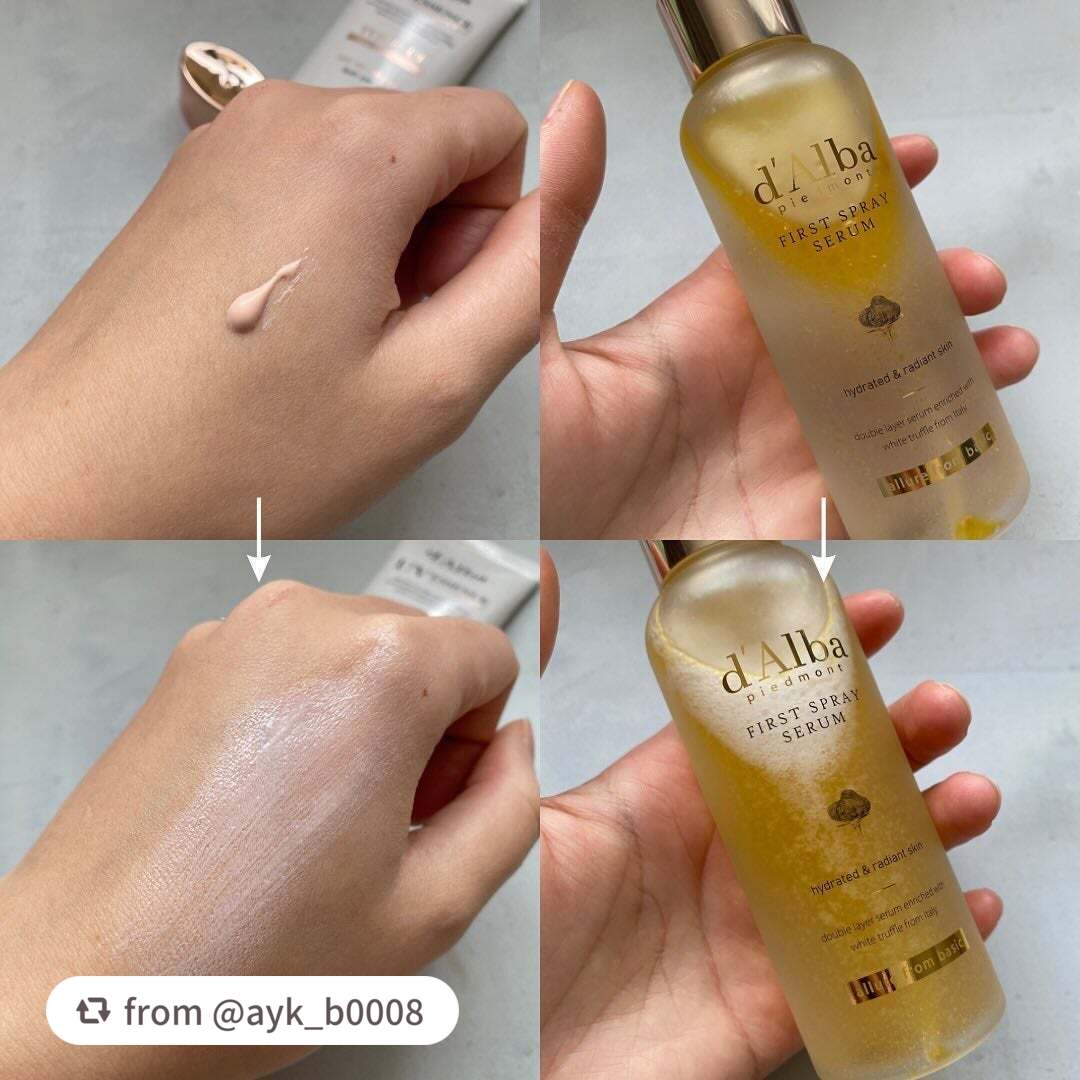 ダルバ ホワイトトリュフファーストスプレーセラム/ダルバ/ミスト状化粧水を使ったクチコミ(5枚目)