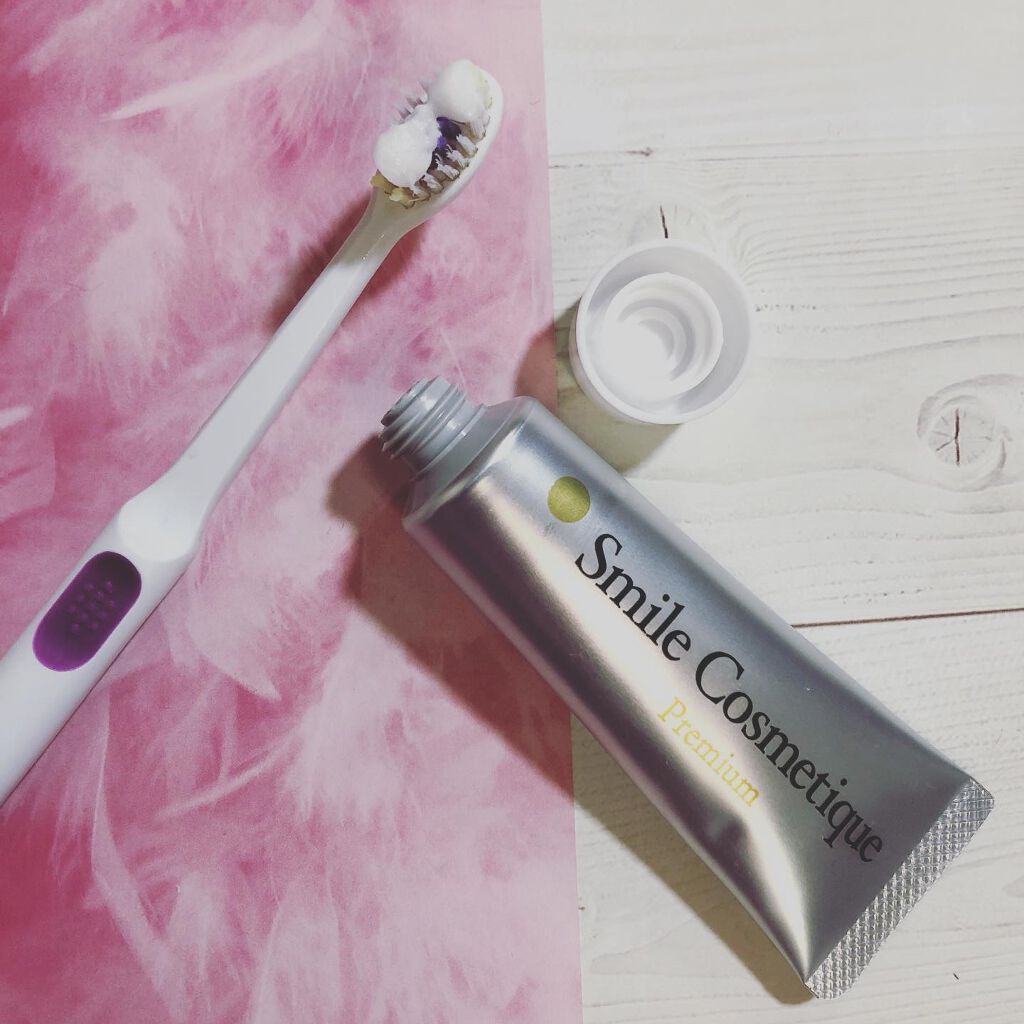 プレミアム ホワイトニングポリッシュ/Smile Cosmetique/歯磨き粉を使ったクチコミ(3枚目)