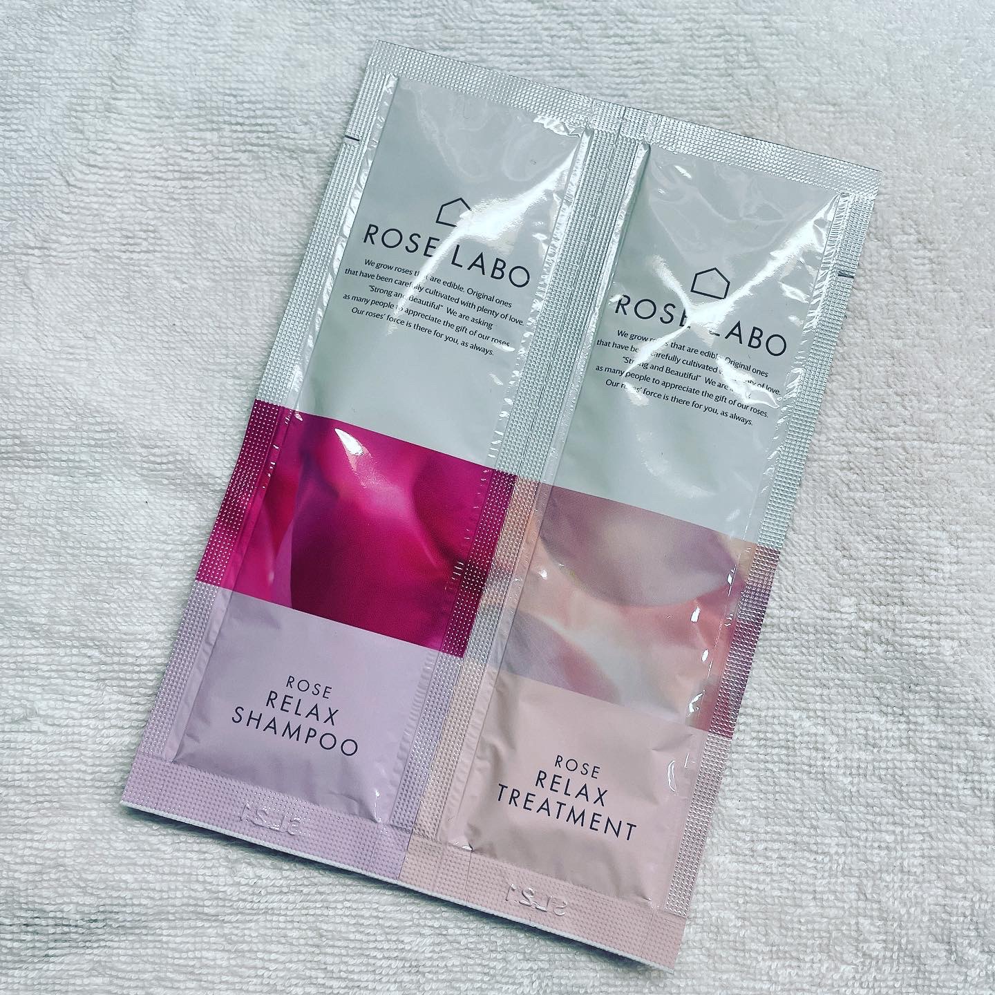 ローズリラックスシャンプー&トリートメント トライアル 1回分/ROSE LABO/市販シャンプーを使ったクチコミ（2枚目）