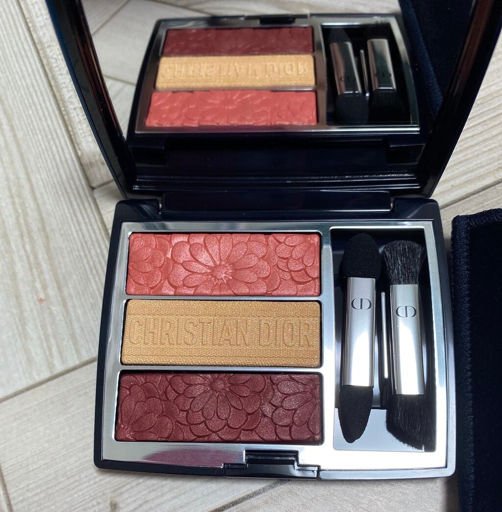 トリオ ブリック パレット<ピュア グロウ>/Dior/アイシャドウパレットを使ったクチコミ(2枚目)