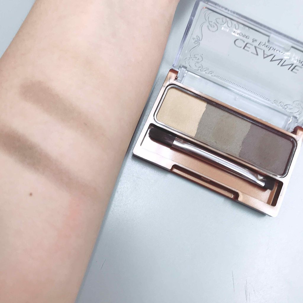 ノーズ&アイブロウパウダー/CEZANNE/パウダーアイブロウを使ったクチコミ(2枚目)