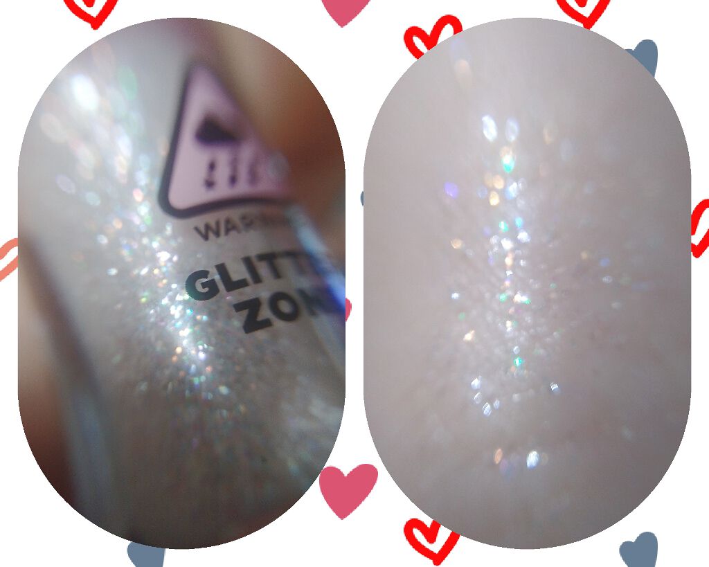 グリッターゾーン SHOWER/lilybyred/グリッターを使ったクチコミ（1枚目）