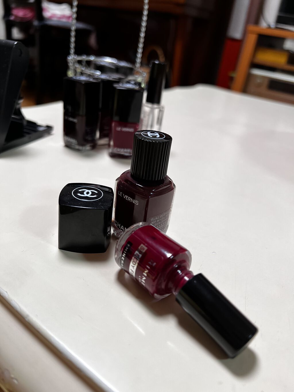 スピーディ フィニッシュ N 415 バーガンディ/リンメル ロンドン/マニキュアを使ったクチコミ（1枚目）