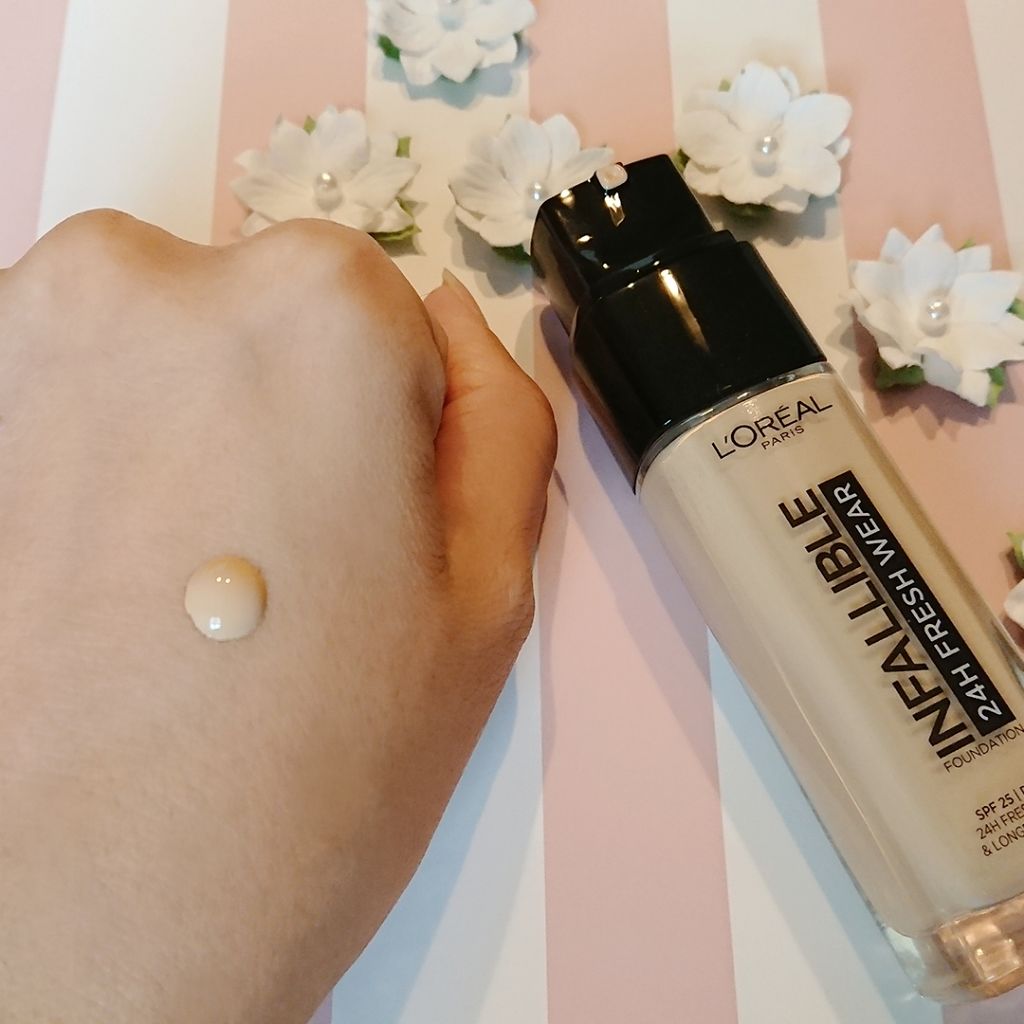 インファリブル フレッシュウェア ファンデーション/ロレアル パリ/リキッドファンデーションを使ったクチコミ(2枚目)