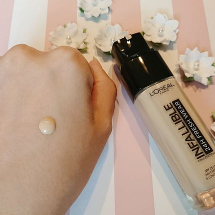 インファリブル フレッシュウェア ファンデーション/ロレアル パリ/リキッドファンデーションを使ったクチコミ(2枚目)